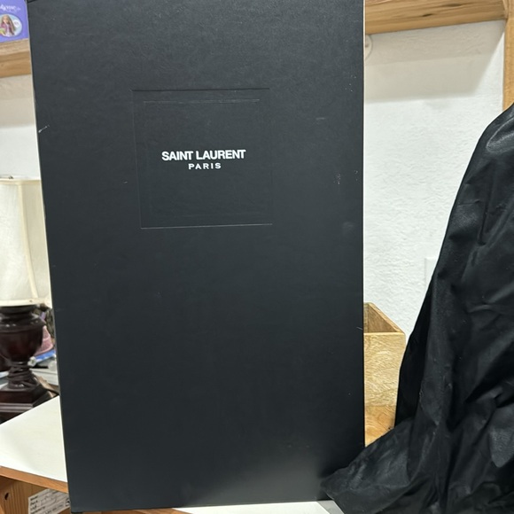 Saint Laurent khaki studded rain boots fonce-37 New never worn - Picture 6 of 6